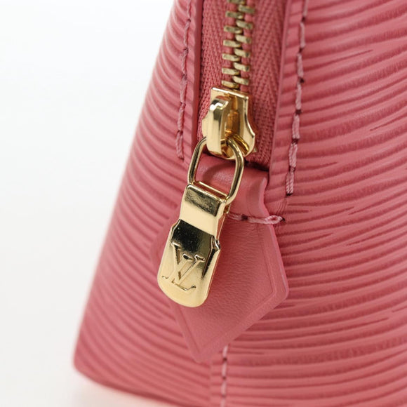 LOUIS VUITTON Epi Pochette Cosmetic PM Pouch Eugenie Pink M15198 LV Auth ki6851M
