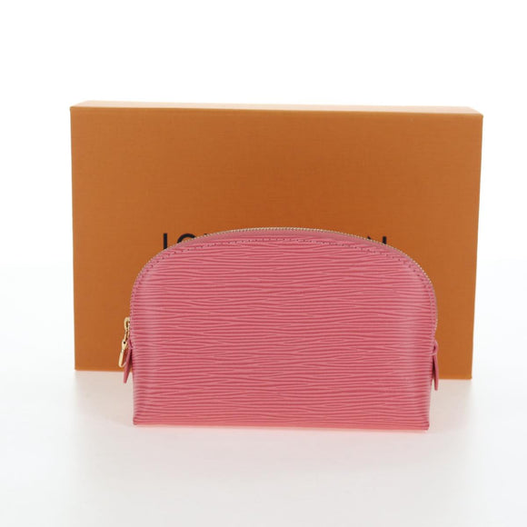 LOUIS VUITTON Epi Pochette Cosmetic PM Pouch Eugenie Pink M15198 LV Auth ki6851M