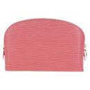 LOUIS VUITTON Epi Pochette Cosmetic PM Pouch Eugenie Pink M15198 LV Auth ki6851M-2