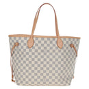 LOUIS VUITTON Damier Azur Neverfull MM Tote Bag N51107 LV Auth ki6852M-13