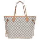 LOUIS VUITTON Damier Azur Neverfull MM Tote Bag N51107 LV Auth ki6852M-2