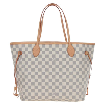 LOUIS VUITTON Damier Azur Neverfull MM Tote Bag N51107 LV Auth ki6852M - 0
