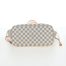 LOUIS VUITTON Damier Azur Neverfull MM Tote Bag N51107 LV Auth ki6852M-5