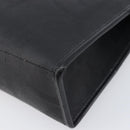 Christian Dior Trotter Canvas Clutch Bag PVC Black Gold Auth ki6859A-10