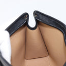Christian Dior Trotter Canvas Clutch Bag PVC Black Gold Auth ki6859A-18