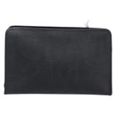 Christian Dior Trotter Canvas Clutch Bag PVC Black Gold Auth ki6859A-3