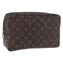 LOUIS VUITTON Monogram Trousse Toilette 28 Clutch Bag M47522 LV Auth ki6860-1