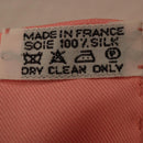 HERMES Carre 90 Scarf Silk ""vive le vent"" Pink Auth ki6861-13
