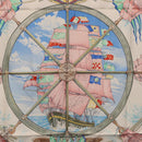 HERMES Carre 90 Scarf Silk ""vive le vent"" Pink Auth ki6861-6