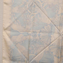 HERMES Carre 90 Scarf Silk Beige Light Blue ""Les chants du Henna"" Auth ki6863M-18