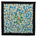 HERMES Carre 90 Scarf Silk Black Blue ""L'ARBRE de SOIE"" Auth ki6867M-1
