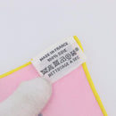 HERMES Carre 90 Scarf Silk Pink Yellow ""La Folle Parade"" Auth ki6876M-26