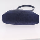 GUCCI GG Shoulder Bag Nylon Navy Silver 510342 Auth ki6877-5