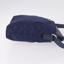 GUCCI GG Shoulder Bag Nylon Navy Silver 510342 Auth ki6877-3