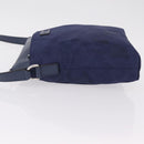 GUCCI GG Shoulder Bag Nylon Navy Silver 510342 Auth ki6877-4