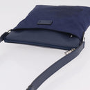 GUCCI GG Shoulder Bag Nylon Navy Silver 510342 Auth ki6877-6
