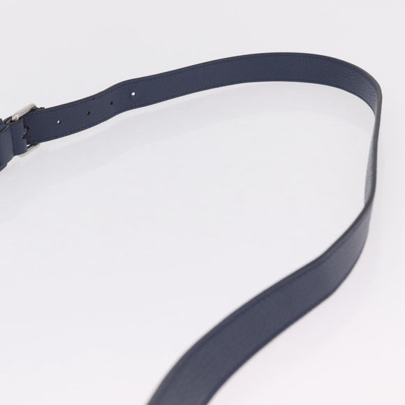GUCCI GG Shoulder Bag Nylon Navy Silver 510342 Auth ki6877