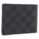 LOUIS VUITTON Damier Graphite Portefeuille Multripru Wallet N63258 Auth ki6882V-1