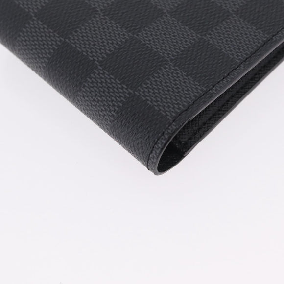 LOUIS VUITTON Damier Graphite Portefeuille Multripru Wallet N63258 Auth ki6882V