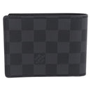 LOUIS VUITTON Damier Graphite Portefeuille Multripru Wallet N63258 Auth ki6882V-13