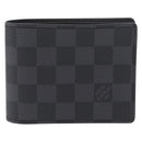 LOUIS VUITTON Damier Graphite Portefeuille Multripru Wallet N63258 Auth ki6882V-2