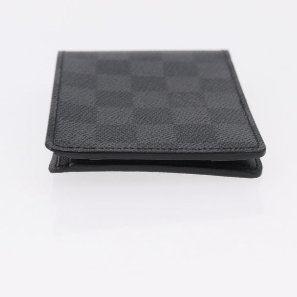 LOUIS VUITTON Damier Graphite Portefeuille Multripru Wallet N63258 Auth ki6882V