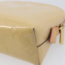 LOUIS VUITTON Monogram Vernis Cosmetic Pouch Pink LV Auth ki6883V-15