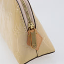 LOUIS VUITTON Monogram Vernis Cosmetic Pouch Pink LV Auth ki6883V-8