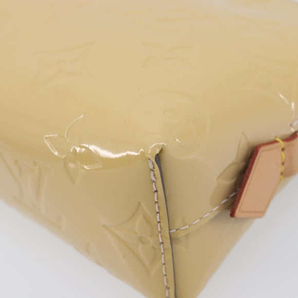 LOUIS VUITTON Monogram Vernis Cosmetic Pouch Pink LV Auth ki6883V