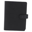 LOUIS VUITTON Epi Agenda MM Day Planner Cover Black R20042 LV Auth ki6894-13