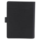 LOUIS VUITTON Epi Agenda MM Day Planner Cover Black R20042 LV Auth ki6894-2