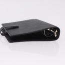 LOUIS VUITTON Epi Agenda MM Day Planner Cover Black R20042 LV Auth ki6894-5