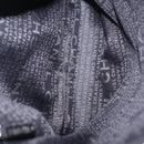 CHANEL Camellia Chain Shoulder Bag Tweed Gray Silver CC Auth ki6898M-11