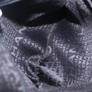 CHANEL Camellia Chain Shoulder Bag Tweed Gray Silver CC Auth ki6898M-23