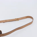 CELINE Macadam Canvas Shoulder Bag PVC Leather Brown Gold Auth ki6901A-15