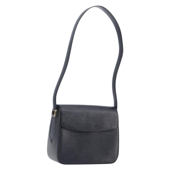 LOUIS VUITTON Epi Bushi Shoulder Bag Black M52202 LV Auth ki6902V