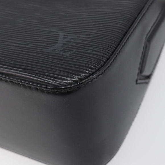 LOUIS VUITTON Epi Bushi Shoulder Bag Black M52202 LV Auth ki6902V