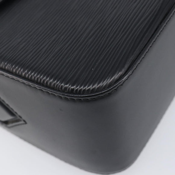 LOUIS VUITTON Epi Bushi Shoulder Bag Black M52202 LV Auth ki6902V