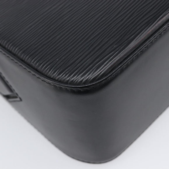 LOUIS VUITTON Epi Bushi Shoulder Bag Black M52202 LV Auth ki6902V
