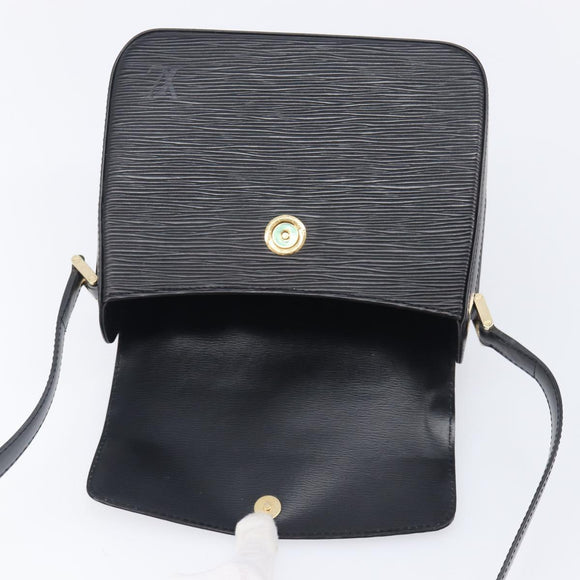 LOUIS VUITTON Epi Bushi Shoulder Bag Black M52202 LV Auth ki6902V