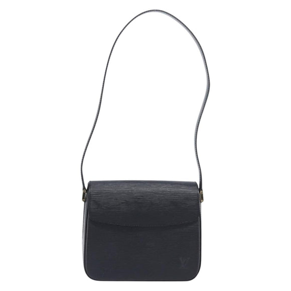 LOUIS VUITTON Epi Bushi Shoulder Bag Black M52202 LV Auth ki6902V