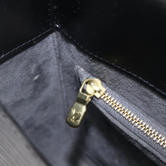 LOUIS VUITTON Epi Bushi Shoulder Bag Black M52202 LV Auth ki6902V