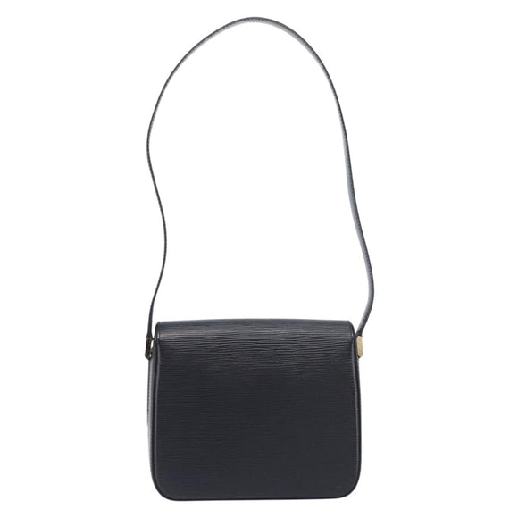 LOUIS VUITTON Epi Bushi Shoulder Bag Black M52202 LV Auth ki6902V