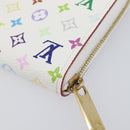 LOUIS VUITTON Monogram Multicolor Zippy Coin Purse White M93741 LV Auth ki6904M-15