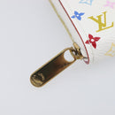 LOUIS VUITTON Monogram Multicolor Zippy Coin Purse White M93741 LV Auth ki6904M-8