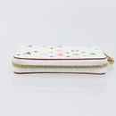 LOUIS VUITTON Monogram Multicolor Zippy Coin Purse White M93741 LV Auth ki6904M-5