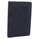 LOUIS VUITTON Damier Infini Organizer Dupoch Card Case Navy N60330 Auth ki6905M-1