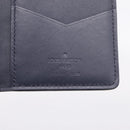 LOUIS VUITTON Damier Infini Organizer Dupoch Card Case Navy N60330 Auth ki6905M-17
