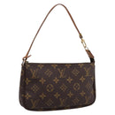 LOUIS VUITTON Monogram Pochette Accessoires Pouch M51980 LV Auth ki6907-1