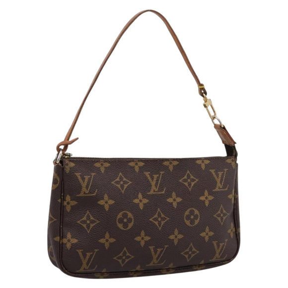 LOUIS VUITTON Monogram Pochette Accessoires Pouch M51980 LV Auth ki6907